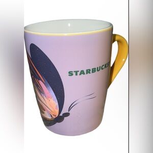 Starbucks Lavender and yellow Butterfly Mug
